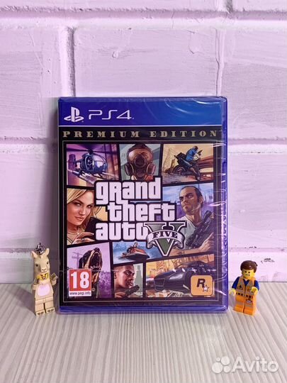 Новый GTA 5 PS4 запечатанный RUS