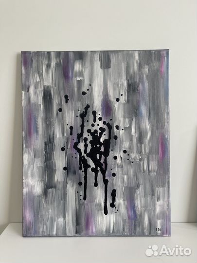 Картина акрилом на холсте