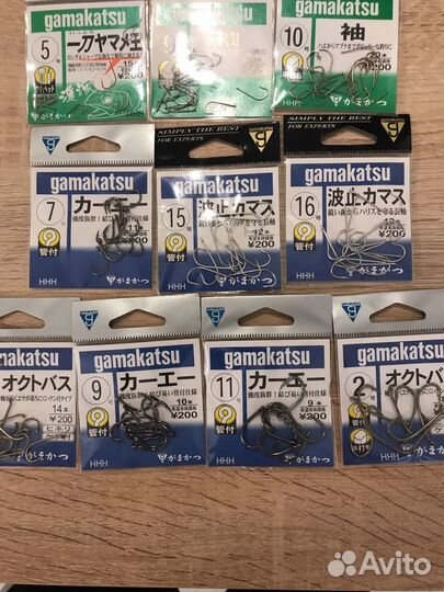 Крючки рыболовные