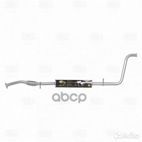 Глушитель доп. алюм. (резонатор) для а/м LADA V