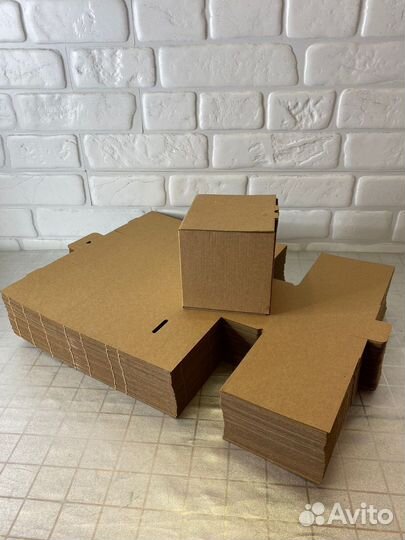 Коробки самосборные для кружек 11*11*11 см- 50 шт