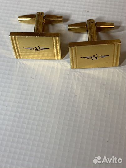 Запонки-аэрофлот-Винтаж