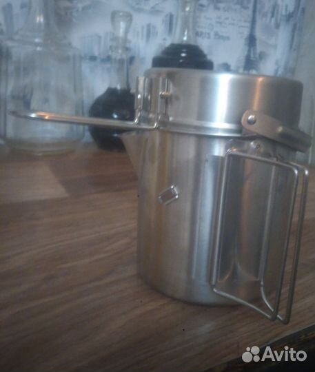 Чайник из нержавеющей стали с печкой матрешкой
