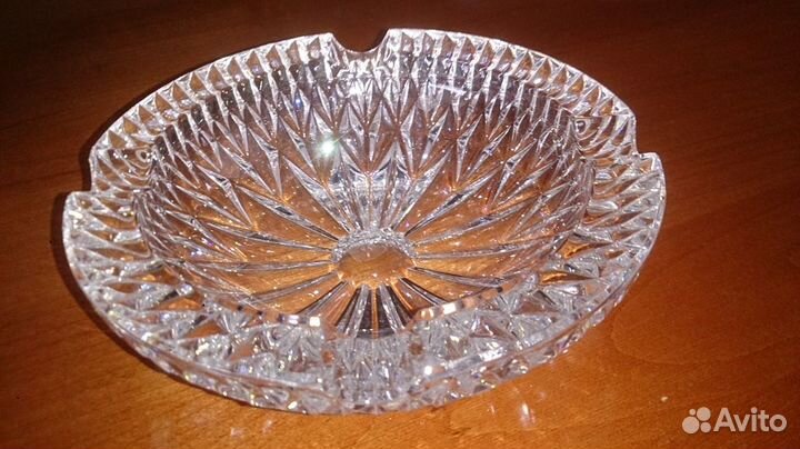 Пепельница хрустальная Чехия