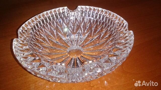 Пепельница хрустальная Чехия