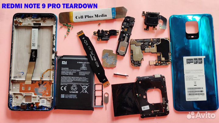Xiaomi Redmi Note 9 Pro Запчасти ремонт