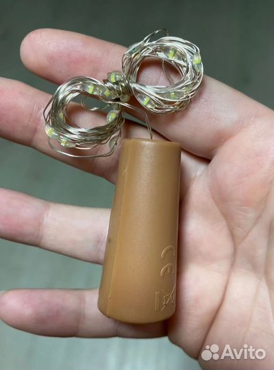 Новая гирлянда пробка 2м разные цвета