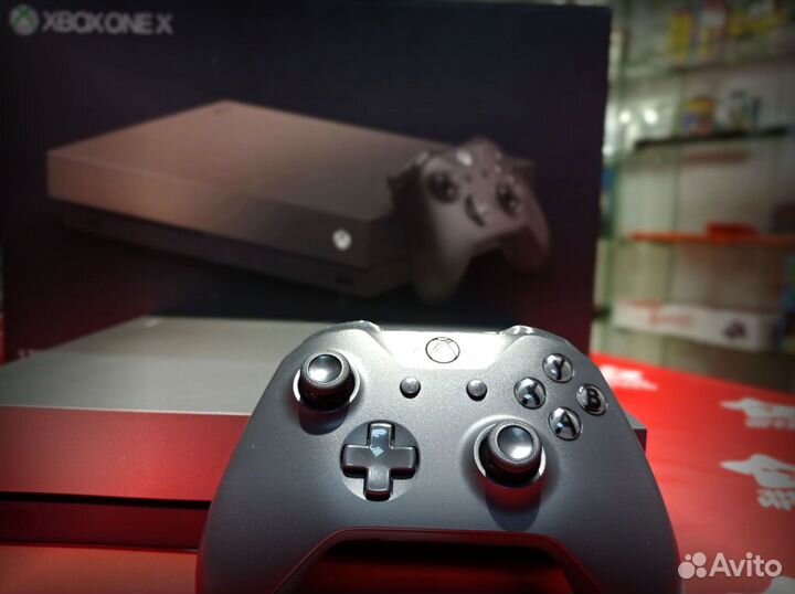 Xbox ONE X Gold rush + гарантия