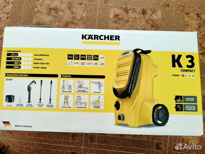 Мойка высокого давления karcher k 3