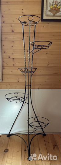 Кованая подставка для цветов 2 шт