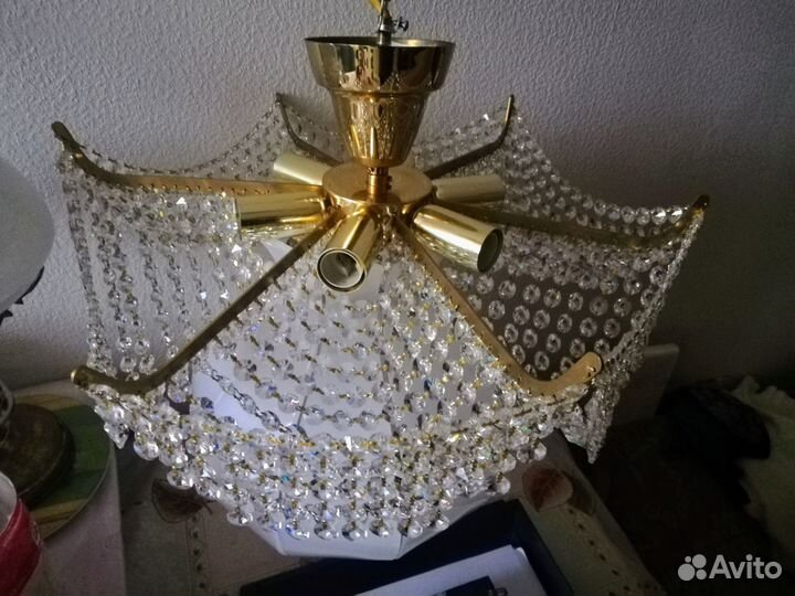 Люстра хрустальная чехия