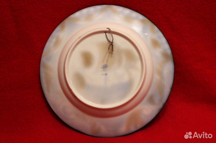 Настенная тарелка,Парусник, Городецкий лфз