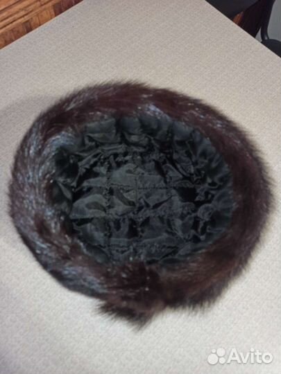 Шапка норковая женская