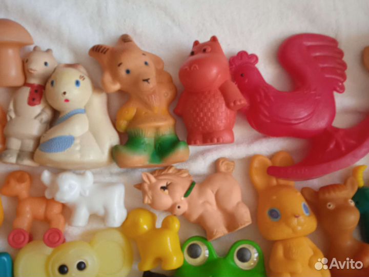 Игрушки ссср. Пластик и резина