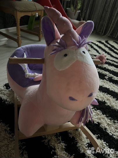 Детская лошадка качалка