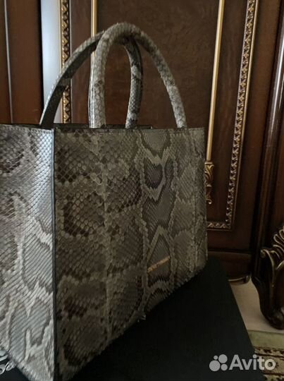 Сумка из кожи питона новая