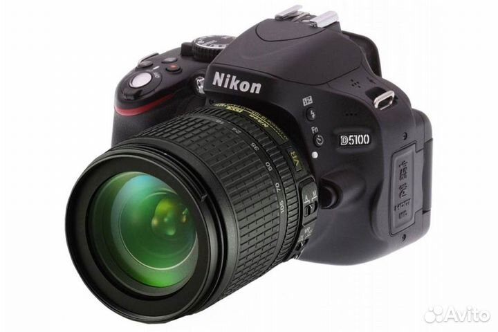 Фотоаппарат Nikon D5100 Kit 18-55mm VR, черный