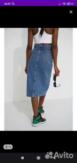 Юбка джинсовая