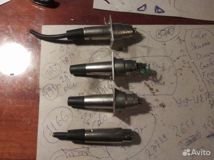 Разъемы xlr 6pin,7pin