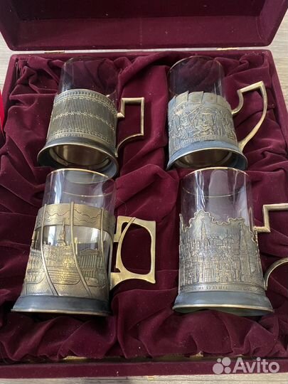 Подстаканник со стаканом в коробке эксклюзив