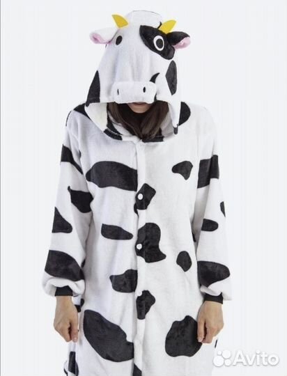 Пижама кигуруми корова