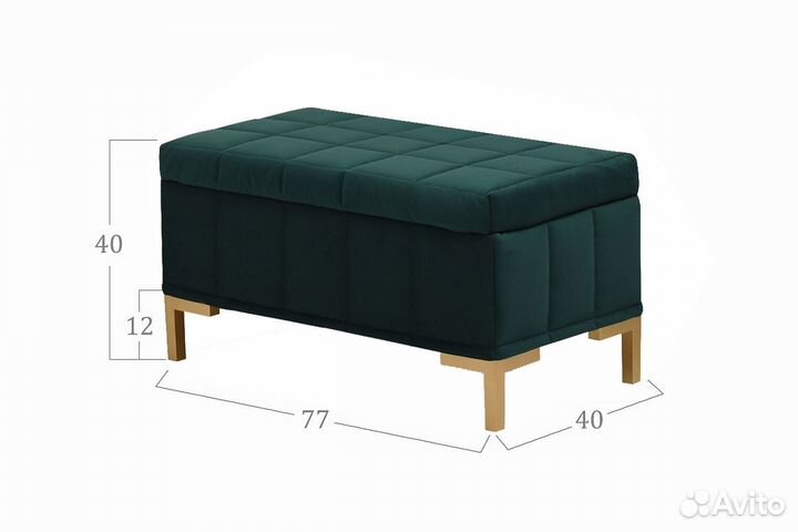 Пуф с ящиком