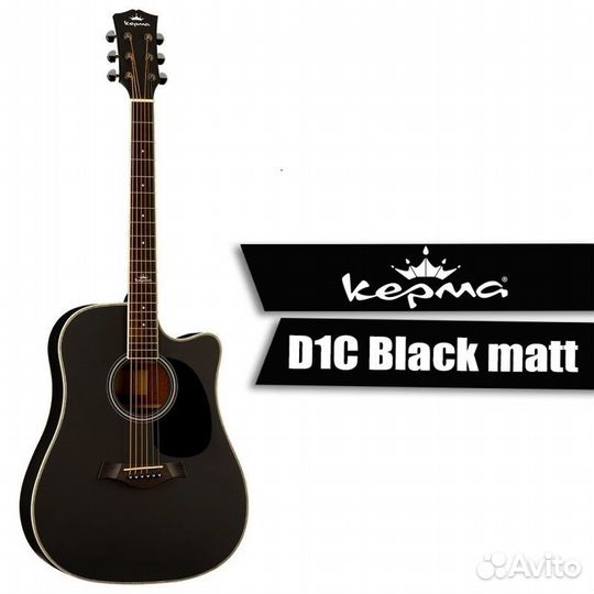 Kepma D1C Black акустическая гитара