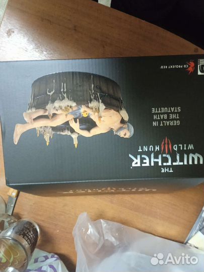 Фигурка Геральт в ванной Ведьмак 3