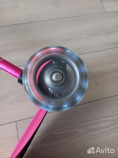 Самокат mini micro deluxe led трехколесный