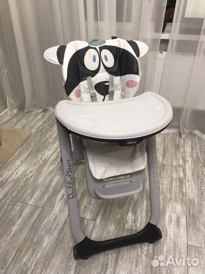 Стульчик для кормления chicco polly 2 start