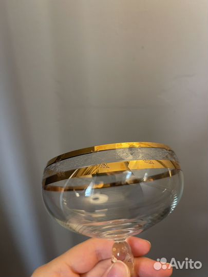 Бокалы для шампанского bohemia богемия бу