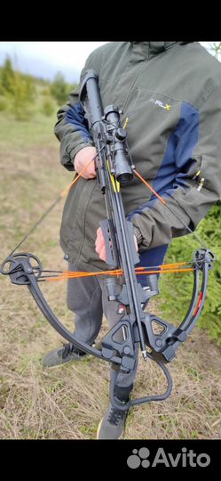 Блочный арбалет 43 кг плечи