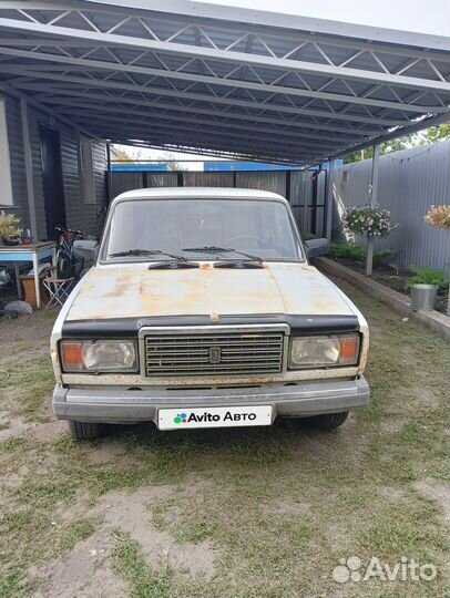 ВАЗ 2107 1.5 МТ, 2001, 132 000 км