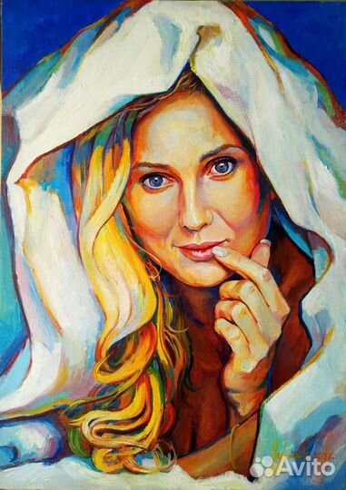 Портрет по фото, маслом от известного мастера