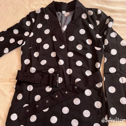 Платье легкое в Горошек 46