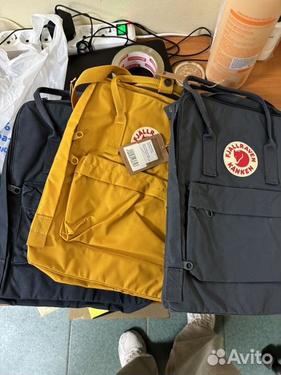 Рюкзак Fjallraven Kanken охра оригинал