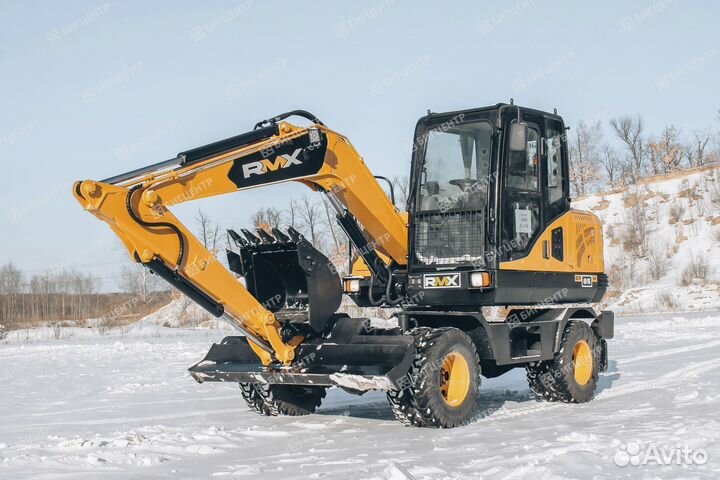 Колёсный экскаватор Runmax ER85W, 2024