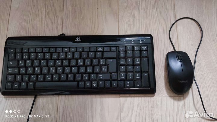 Мышь и клавиатура Logitech