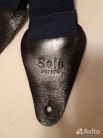 Ремень для гитары. Синий