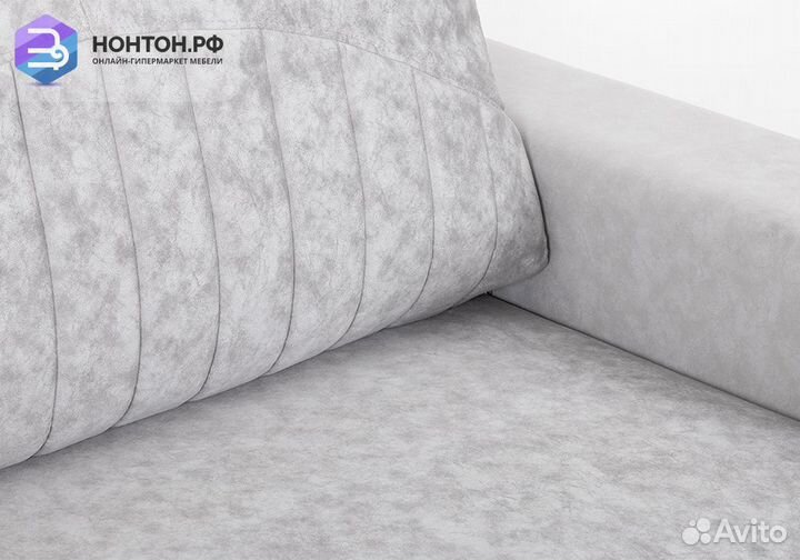 Диван тик-так Руди светло-серый