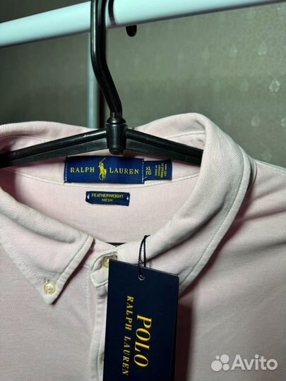 Рубашка мужская Polo Ralph Lauren Oxford Pink