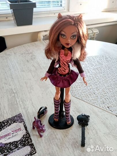 Кукла монстр хай клодин вульф