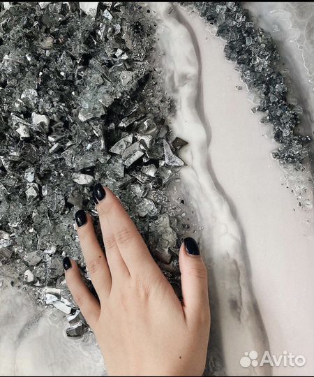 Интерьерная картина из эпоксидной смолы