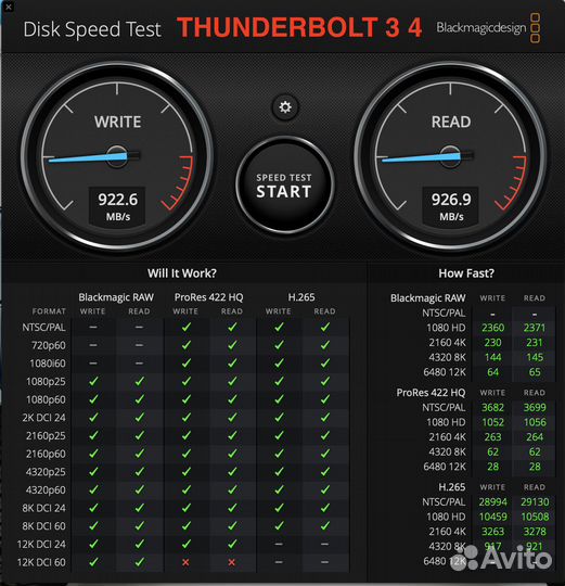 Провод Thunderbolt 4 USB-C, 40 Gb/s 2 Метра