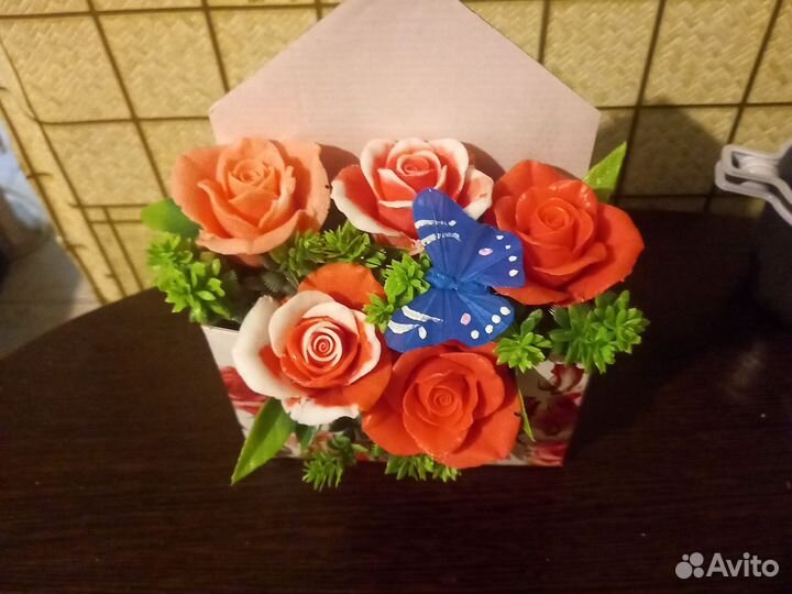 Букет из мыла