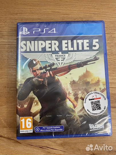 Sniper Elite 5 диск для PS4 новый