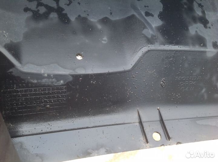 Спойлер юбка заднего бампера Honda CR-V 2007-2012