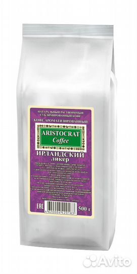 Кофе натур. растворимый «Ирландский ликер» 500г