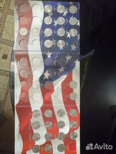 Альбом для монет штаты и территории США