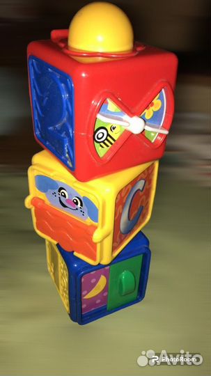 Развивающие бизи кубики Fisher price